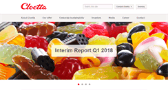 Desktop Screenshot of cloetta.com